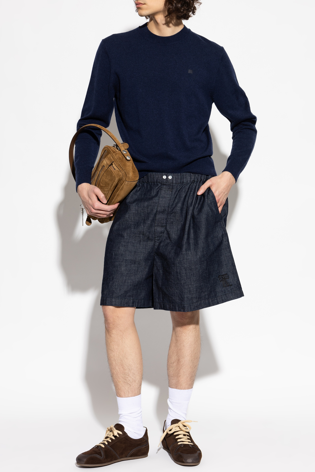 Navy blue Shorts with pockets Acne Studios - Vitkac AS